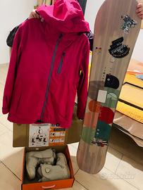 Set snowboard donna