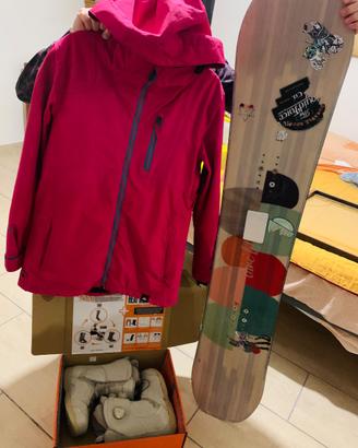Set snowboard donna