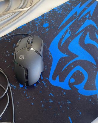 Mouse logitech e tappetino