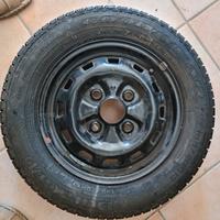 ruota pneumatico goodyear 155/70 R13 75T e cerchio