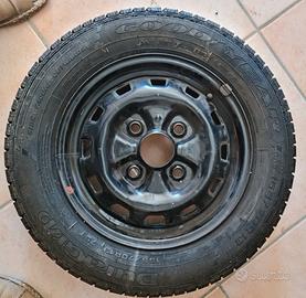 ruota pneumatico goodyear 155/70 R13 75T e cerchio