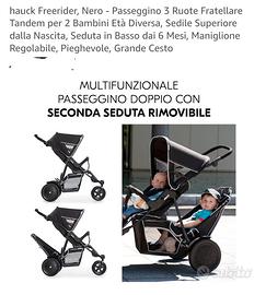 Passeggino doppio 