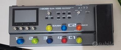 pedaliera- processore effetti boss gx100