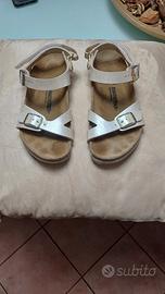 sandali Birkenstock Rio col. bianco perlato mis.33
