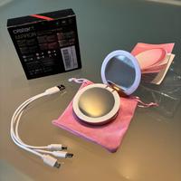 Carica batteria a specchietto da borsetta