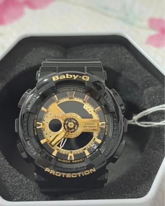 Orologio Casio Baby-G nero oro con scatola
