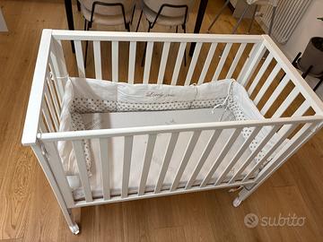 Lettino culla next to me contact azzurra perfetto