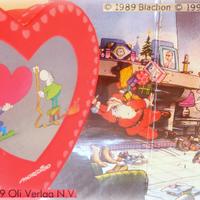 Vintage Blachon PUZZLE NATALE 1990 + Mordillo NEW