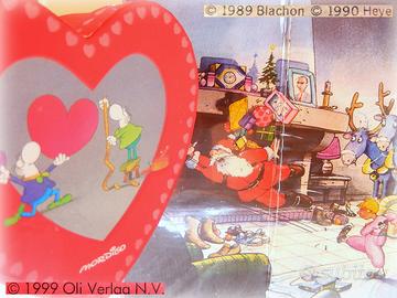 Vintage Blachon PUZZLE NATALE 1990 + Mordillo NEW