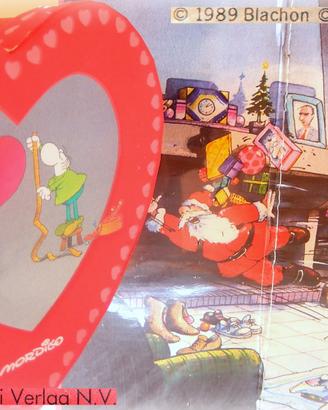 Vintage Blachon PUZZLE NATALE 1990 + Mordillo NEW