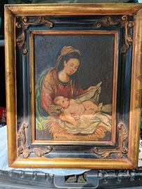 Madonna ,olio tela 1946