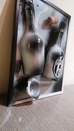 Juve quadro bottiglia resinato 