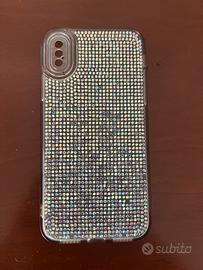 Cover con brillantini iPhone X/XS