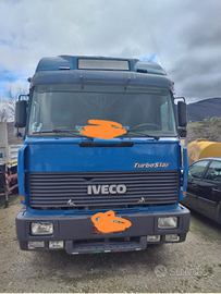 Iveco turbostar 240-48 con gru e rimorchio