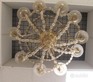 Lampadario Sicilia in vetro di Murano