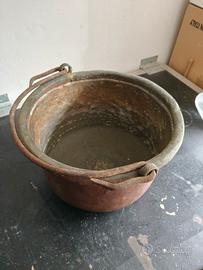 Paiolo antico in rame