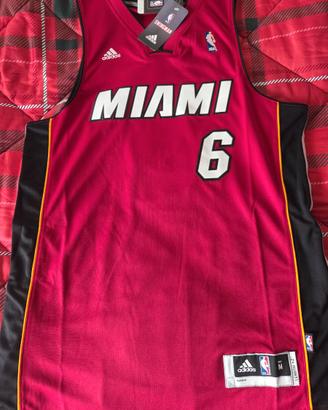 Maglia Lebron James Miami Heat originale
