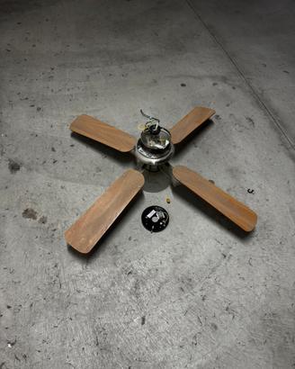 Lampadario con ventola