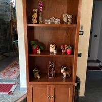 Libreria con antine legno