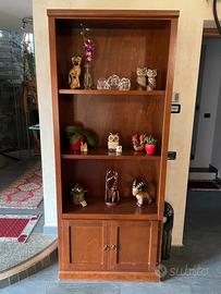 Libreria con antine legno
