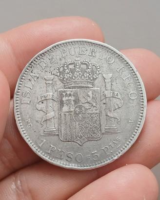  peso porto rico sotto dominazione spagnola  R2