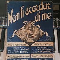 spartiti vari d'epoca 