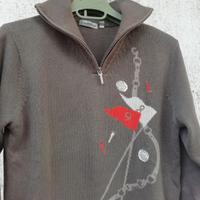 Maglia con decoro sport golf