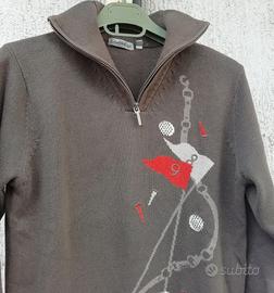 Maglia con decoro sport golf