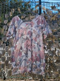 T-shirt Vintage Dorothy Perkins a Fiori – Taglia M