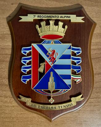 Crest araldico Esercito - 7 Reggimento Alpini
