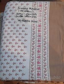 lenzuola flanella letto singolo