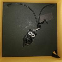 Collana Roberto Giannotti Gufo nero argento