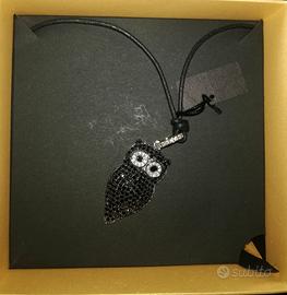 Collana Roberto Giannotti Gufo nero argento