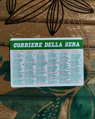 CALENDARIETTO VINTAGE 1975