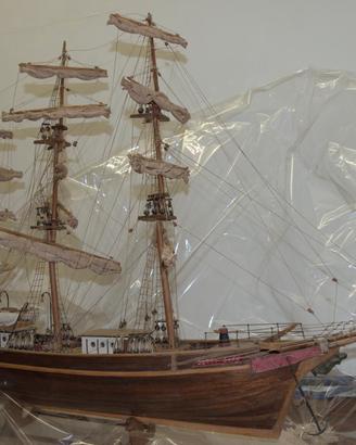 modellino artigianale barca Cutty Sark