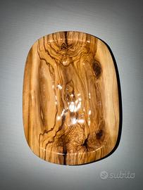 Svuotatasche in legno di ulivo salentino