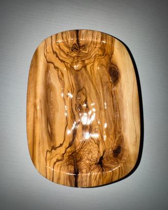 Svuotatasche in legno di ulivo salentino