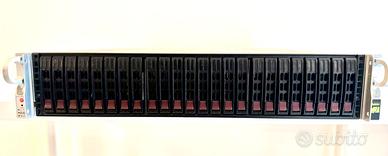 Server 24 2.5 nas proxmox ceph homelab unraid rack