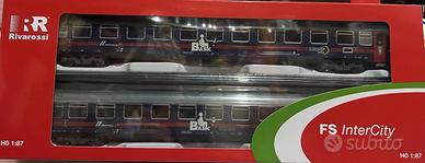 RIVAROSSI HR4357 H0 Confezione di  2 carrozze dell