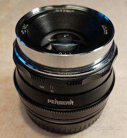 Obiettivo manuale Pergear 35mm f1.6 per Fujifilm X