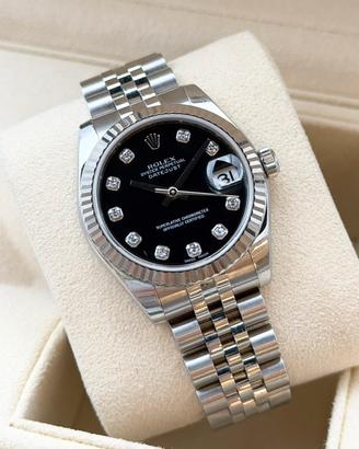 Rolex Datejust 31 Brilli, Full set, Si Permute