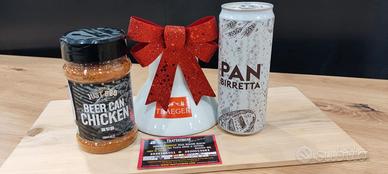 SET NATALE Beer Can Chicken BBQ
