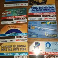 Carte telefoniche da collezione vintage