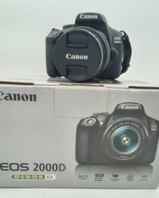 Canon EOS 2000D + EF-S 18-55mm III (Scatti 6.720)