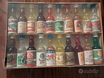Collezione Bottigliette liquore mignon vintage