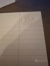 Due fogli uso bollo da 700 lire