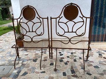 Testate letto ferro battuto