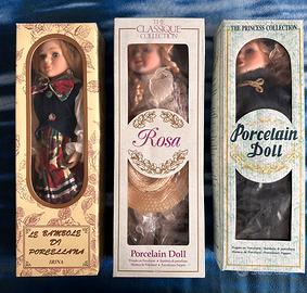 Bambole di porcellana da  collezione