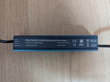 Alimentatore led 24V, IP67 Potenza : 60 W