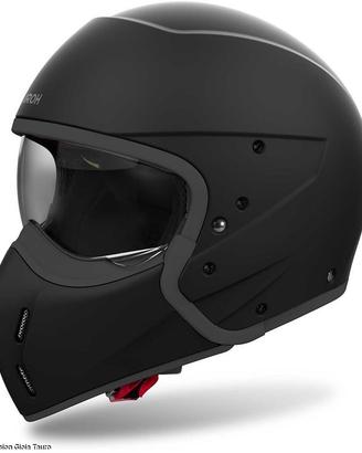 AIROH Casco Jet Modulare J110 -- Color -- Black